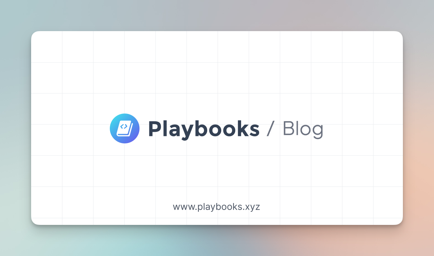 A screenshot of the Playbooks Blog SEO image