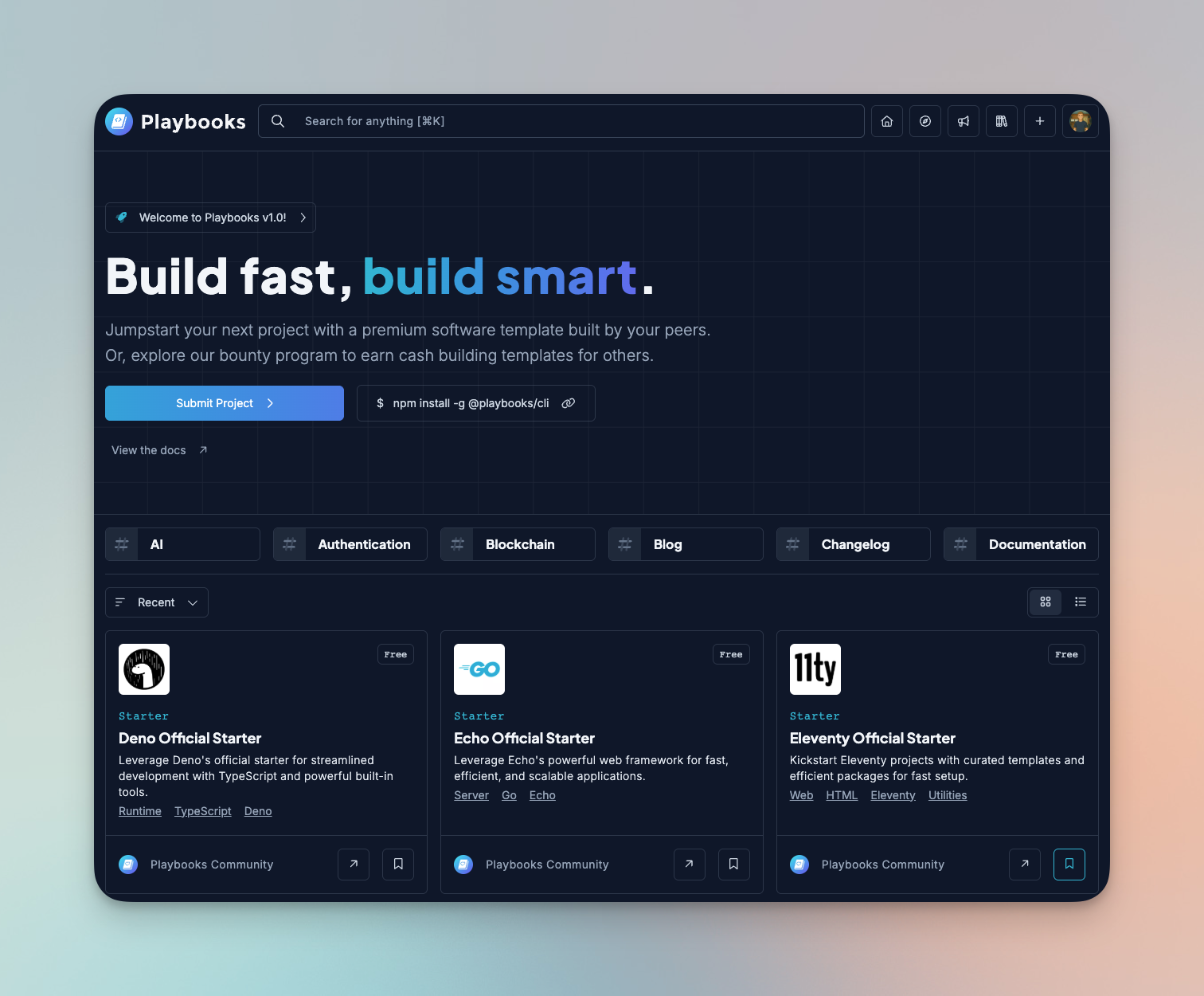 A screenshot of content on the homepage