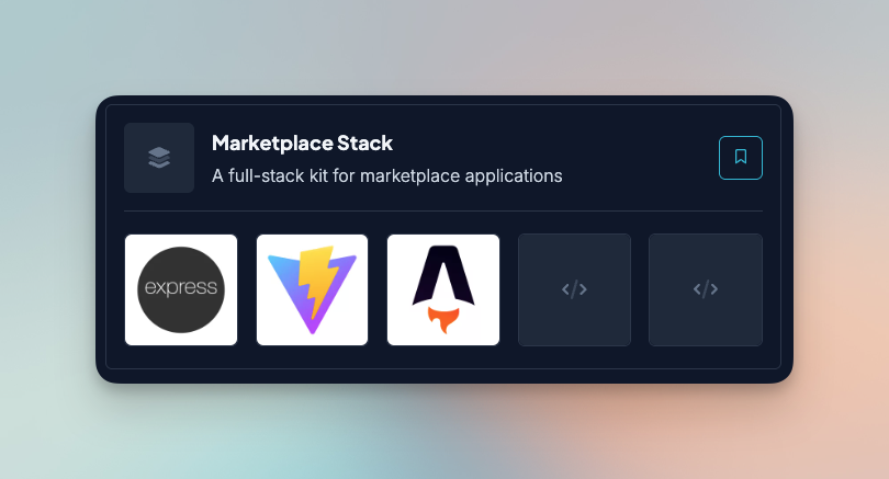 A screenshot of a stack card on Playbooks