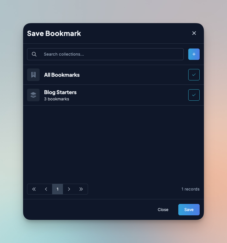 A screenshot of adding a bookmark on Playbooks